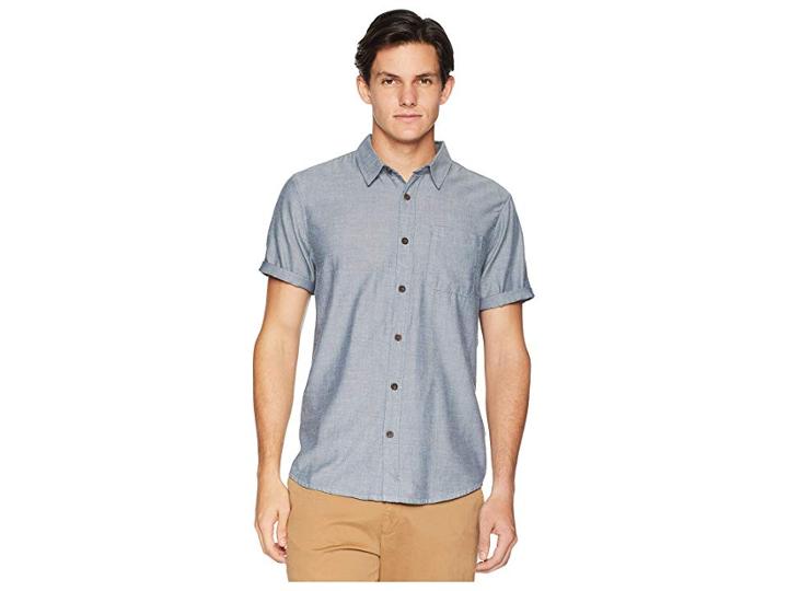 O'neill Fairbanks Woven Top (navy) Men's Clothing