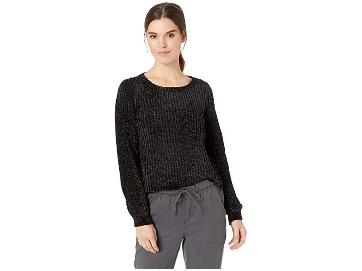 Bb Dakota Smooth Sailing Ultra Soft Sweater (black) Women's Sweater