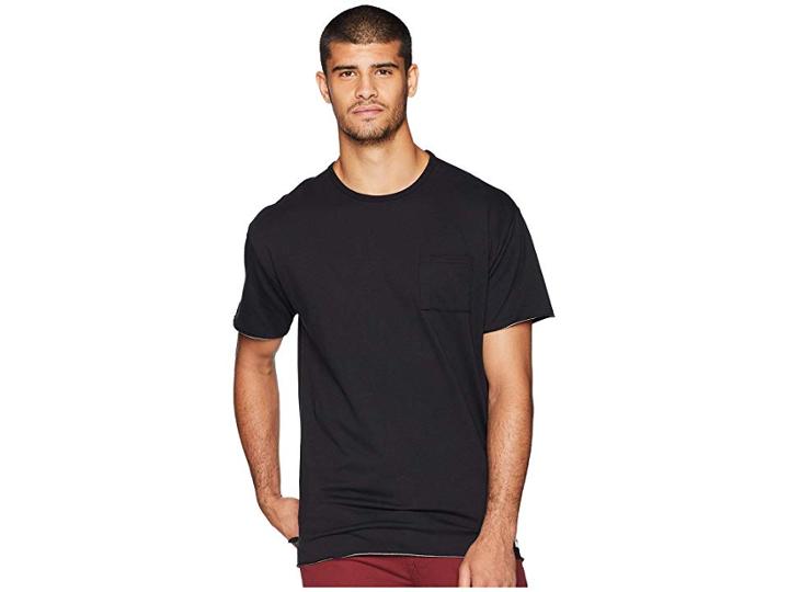 Hurley L7 Pocket Crew (black) Men's Clothing