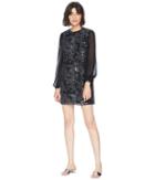 Juicy Couture Moscow Sequins Dress (pitch Black Moscow) Women's Dress