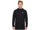 Nike Dry Training Full-zip Hoodie (black/white) Men's Fleece