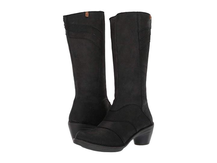 El Naturalista Aqua (black/black) Women's Shoes