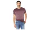 John Varvatos Star U.s.a. Short Sleeve Ombre Crew (oxblood) Men's Clothing