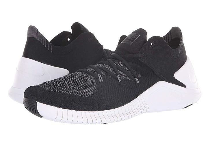 Nike Free Tr Flyknit 3 (black/white/dark Grey) Women's Cross Training Shoes
