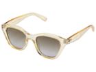 Le Specs Wannabae (blonde/smoke Grad Gold Flash) Fashion Sunglasses