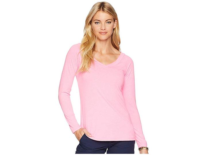 Lilly Pulitzer Suzanna Top (pink Sunset) Women's Clothing