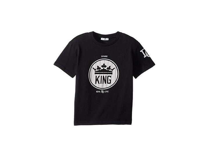 Dolce & Gabbana Kids King T-shirt (toddler/little Kids) (black) Boy's T Shirt