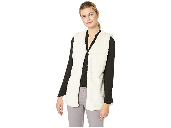 Echo Design Faux Fur Vest (echo Ivory) Women's Vest