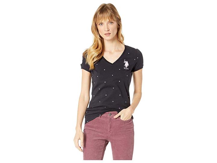U.s. Polo Assn. Tees (anthracite) Women's T Shirt