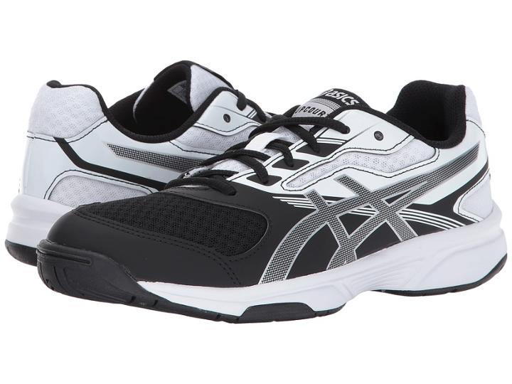Asics Gel-upcourt 2 (black/silver/white) Women's Volleyball Shoes