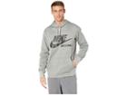 Nike Baseball Hoodie (dark Grey Heather/black) Men's Sweatshirt