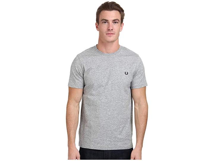 Fred Perry Crew Neck T-shirt (vintage Steel Marl) Men's T Shirt