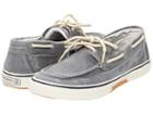 Sperry Halyard 2-eye (salt Washed Grey) Men's Lace Up Moc Toe Shoes