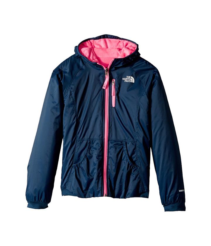 The North Face Kids Reversible Breezeway Wind Jacket (little Kids/big Kids) (blue Wing Teal) Girl's Coat