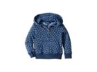 Polo Ralph Lauren Kids Floral-print Cotton Hoodie (toddler) (blue/cream Multi) Girl's Sweatshirt