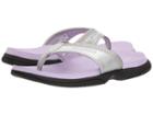New Balance Kids Jojo Thong (little Kid/big Kid) (silver/violet) Girls Shoes