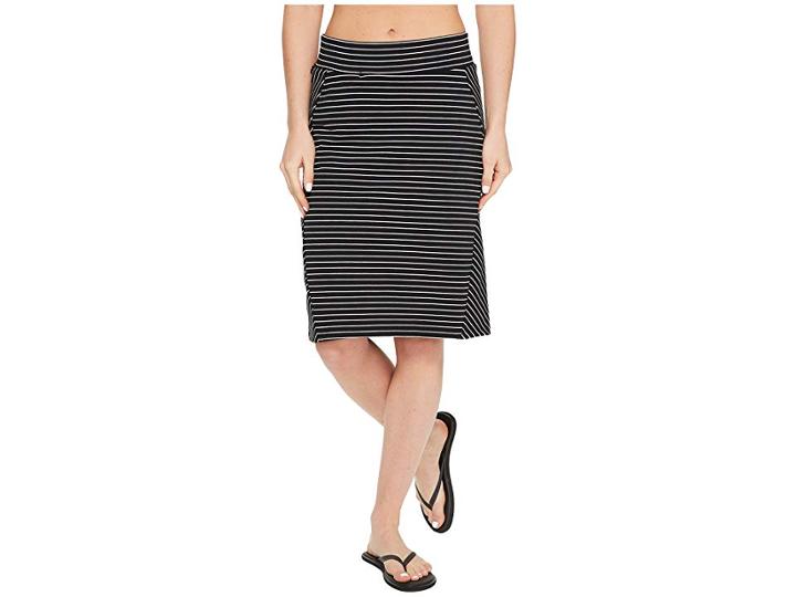 Toad&co Transita Skirt (black Thin Stripe) Women's Skirt