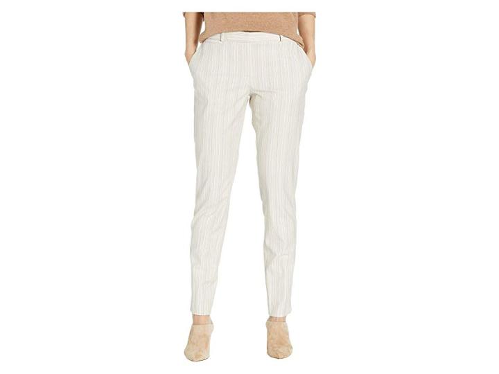 Tommy Hilfiger Novelty Stripe Pants (khaki Multi) Women's Casual Pants