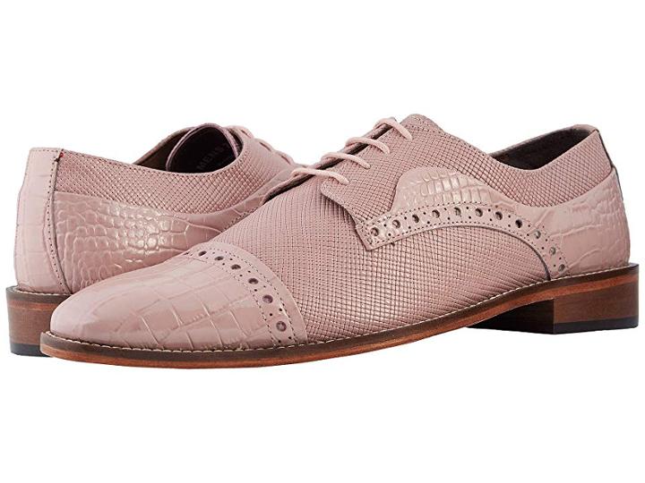Stacy Adams Rodrigo Cap Toe Oxford (misty Rose) Men's Shoes