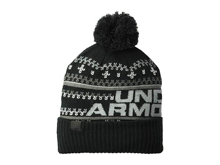 Under Armour Retro Pom 3.0 (black/white/black) Beanies