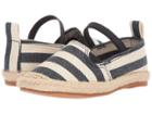 Polo Ralph Lauren Kids Beakon (toddler) (white/navy Striped) Girls Shoes