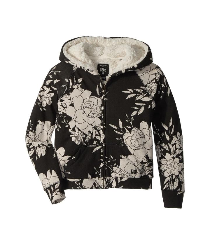 Billabong Kids Heritage Soul Hoodie (little Kids/big Kids) (black) Girl's Sweatshirt