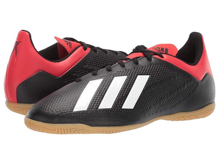 Adidas X 18.4 In (core Black/off-white/active Red) Men's Soccer Shoes