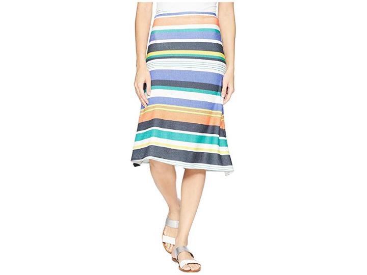 Nally & Millie Multicolor Stripe Skirt (multi) Women's Skirt