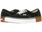 Vans Authentictm ((gum Block) Black) Skate Shoes