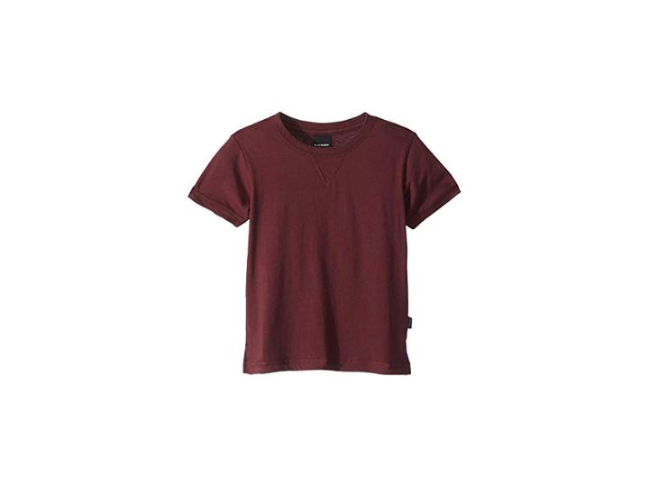 Superism Super Soft Cotton Sir Crew Neck Tee (toddler/little Kids/big Kids) (maroon) Boy's T Shirt