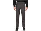 Dockers Signature Khaki D1 Slim Fit Flat Front (camino Burma Grey Pattern A Stretch) Men's Dress Pants