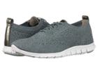 Cole Haan Zerogrand Stitchlite Winterized Oxford (goblin Blue Knit/optic White) Women's Lace Up Casual Shoes