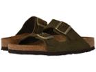 Birkenstock Arizona Soft Footbed (forest Suede) Women's  Shoes