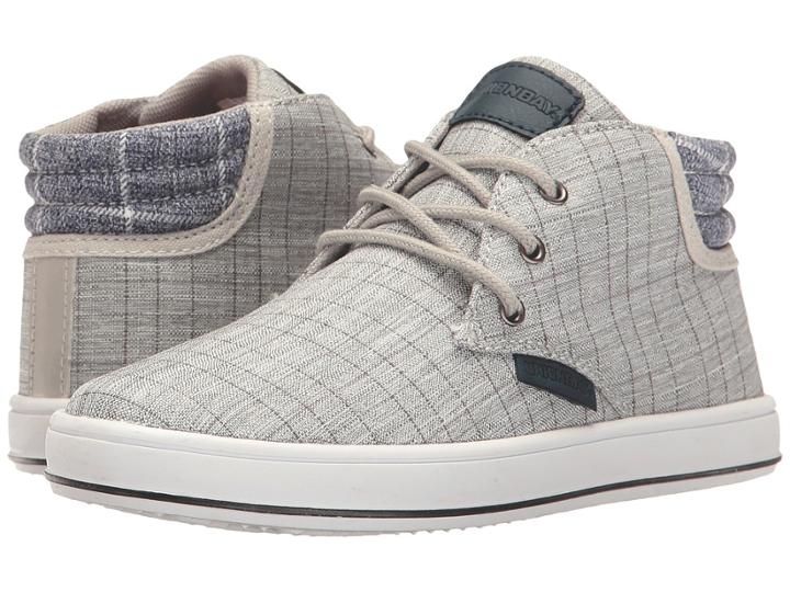 Unionbay Kids Fern High Top Sneaker (toddler/little Kid/big Kid) (gray) Boy's Shoes