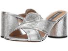Marc Jacobs Aurora Mule (silver) Women's Clog/mule Shoes