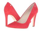 Calvin Klein Brady (lipstick Red Kid Suede) Women's Shoes