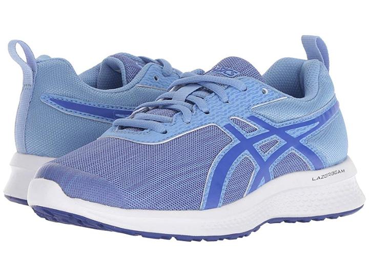 Asics Kids Lazerbeam Ea (little Kid/big Kid) (blue Bell/imperial) Girls Shoes