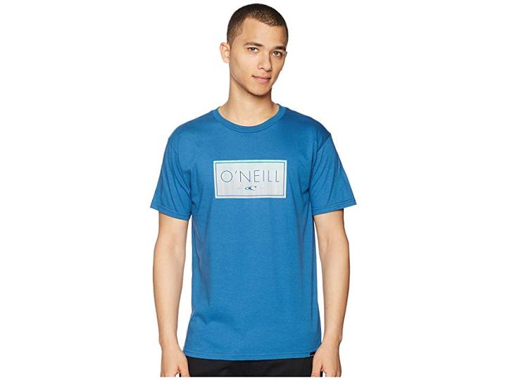 O'neill Arts Short Sleeve Screen Tee (air Force Blue) Men's T Shirt