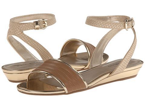 Bandolino Adecyn (gold Combo Synthetic) Women's Sandals