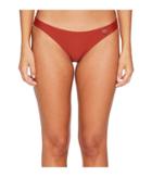 Body Glove Smoothies Basic Bikini Bottom (terracotta) Women's Swimwear