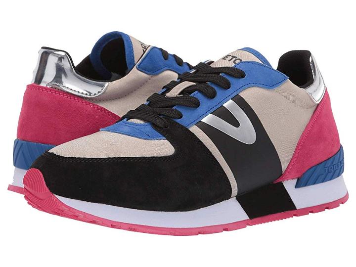 Tretorn Loyola 3 (black/granite/hot Pink/white/black/royal) Women's Shoes