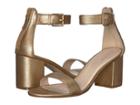 Cole Haan Clarette Sandal Ii (soft Gold Leather) Women's Shoes