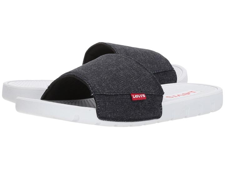 Levi's(r) Shoes Carlsbad Denim (navy) Men's Slide Shoes