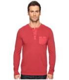 Lucky Brand Surfside Henley (biking Red (prior Season)) Men's Clothing