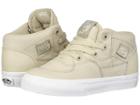 Vans Kids Half Cab (toddler) ((suiting) Silver Lining/true White) Boys Shoes