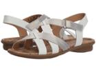 Naturalizer Wyla (white/silver Leather/metallic Leather) Women's Sandals