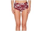 Miraclesuit Hibiskiss Norma Jean Retro Bottom (pompei Red) Women's Swimwear