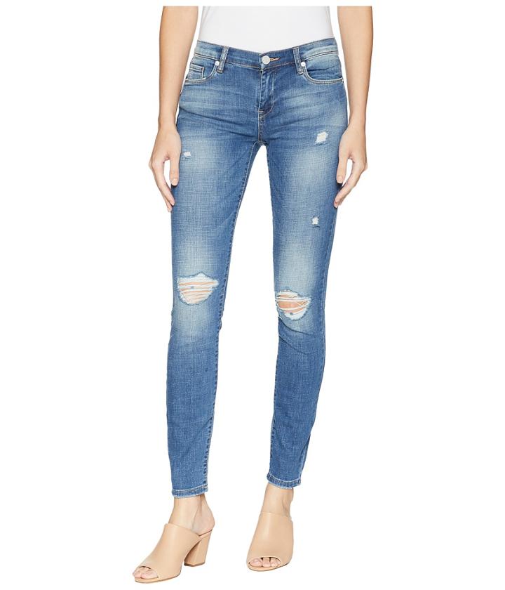 Blank Nyc The Reade Denim Skinny Rips At Knee In Around Town (around Town) Women's Jeans