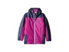 Columbia Kids Explore S'moretm Interchange Jacket (little Kids/big Kids) (bright Plum/nocturnal/atoll) Girl's Coat