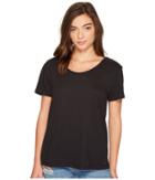 Roxy Just Simple Solid Tee (anthracite) Women's T Shirt
